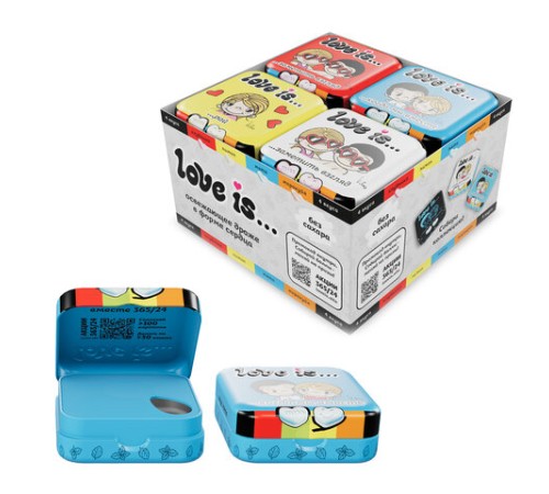 Драже освежающие в форме сердца LOVE IS, вкус мята, 20 г, 709242