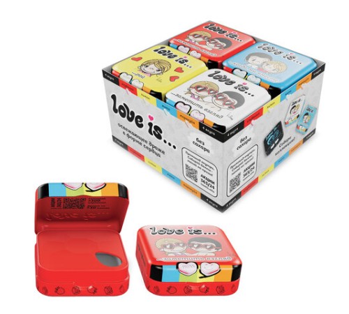 Драже освежающие в форме сердца LOVE IS, вкус клубника, 20 г, 709241