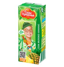Сок Яблоко/Ананас САДЫ ПРИДОНЬЯ 0,2 л