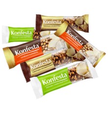 Конфеты KONFESTA ассорти (соленая карамель, шоколадно-ореховая, орехово-сливочная), 1100 г