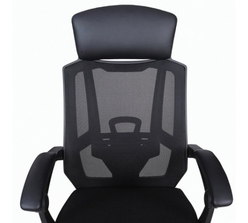 Кресло офисное BRABIX "Nexus ER-401", с подголовником, черное, 531835 Кресло офисное BRABIX "Nexus ER-401", с подголовником, черное, 531835