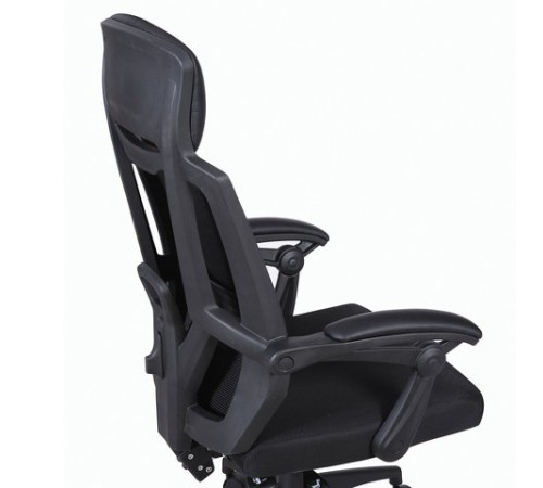 Кресло офисное BRABIX "Nexus ER-401", с подголовником, черное, 531835 Кресло офисное BRABIX "Nexus ER-401", с подголовником, черное, 531835