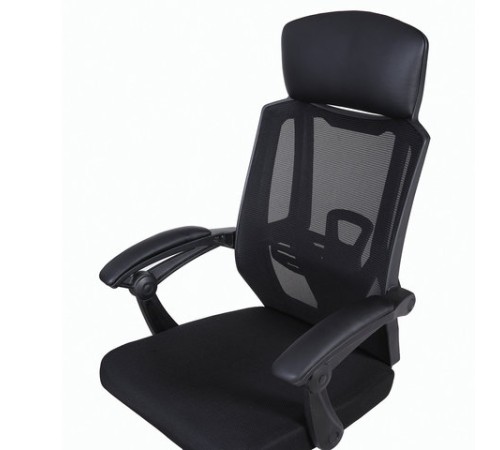 Кресло офисное BRABIX "Nexus ER-401", с подголовником, черное, 531835 Кресло офисное BRABIX "Nexus ER-401", с подголовником, черное, 531835