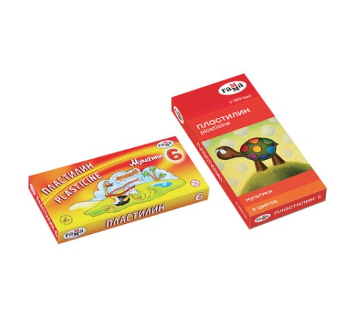 Пластилин классический ГАММА 