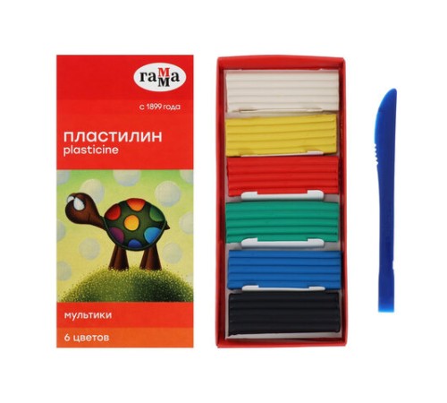 Пластилин классический ГАММА 