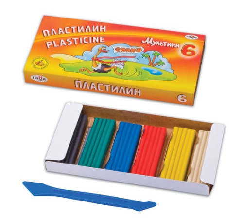 Пластилин классический ГАММА 