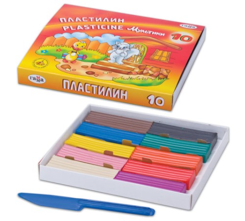 Пластилин классический ГАММА 