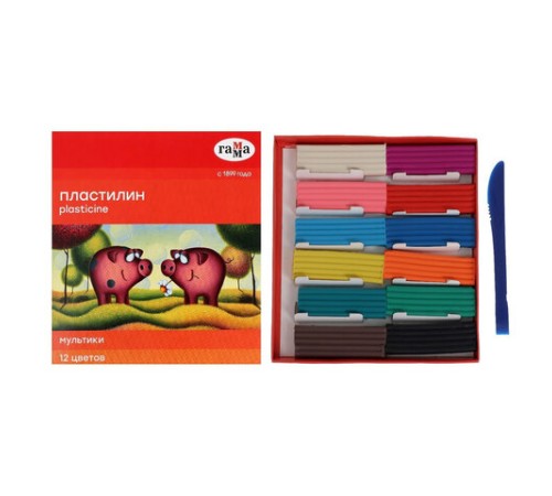 Пластилин классический ГАММА 