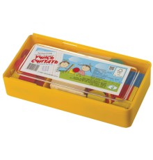 Касса цифр и счетного материала из натурального дерева 