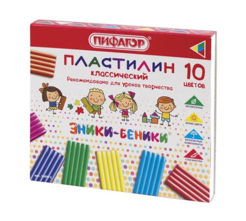 Пластилин классический ПИФАГОР 