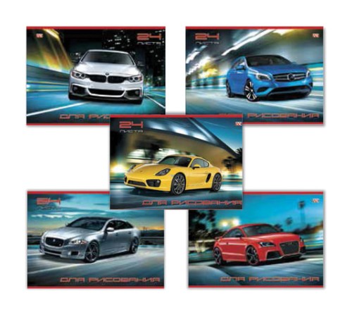 Альбом для рисования, А4, 24 листа, обложка офсет, HATBER ECO, 205х290 мм, 