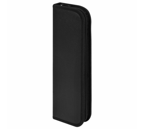 Пенал-тубус для кистей на молнии, кожзам, размер 270х90 мм, черный, ФК-1, 83058