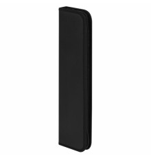 Пенал-тубус для кистей на молнии, кожзам, размер 380х90 мм, черный, ФК-3, 84031