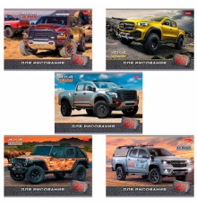 Альбом для рисования, А4, 24 листа, скоба, обложка картон, HATBER, 205х290 мм, 