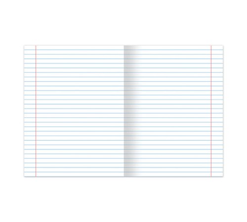 Тетрадь ЗЕЛЁНАЯ обложка 24 л., линия с полями, офсет, 