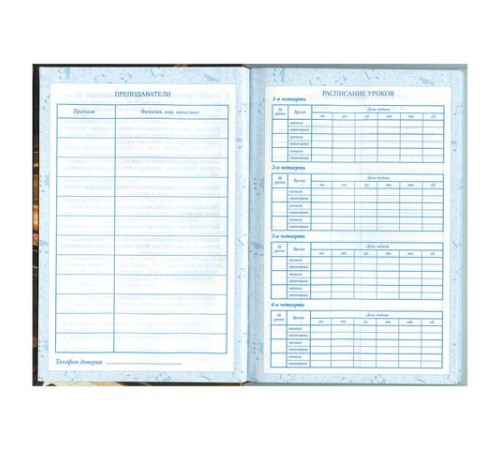 Дневник для музыкальной школы 140х210 мм, 48 л., твердый, BRAUBERG, выборочный лак, справочный материал, 