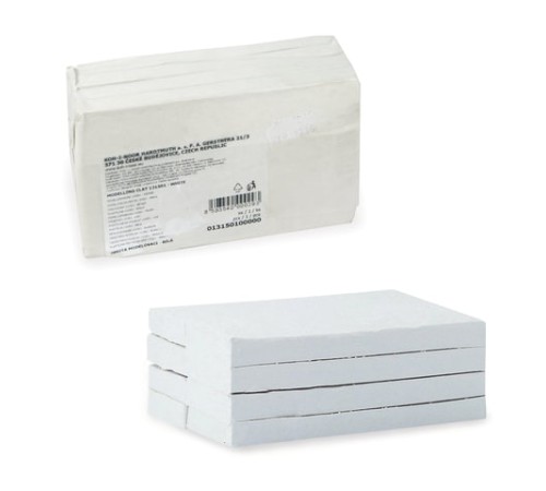 Пластилин скульптурный KOH-I-NOOR, белый, 1 кг, мягкий, 131500, 0131500101VF