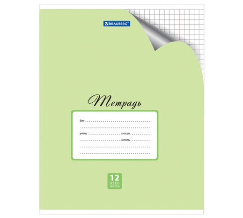 Тетрадь 12 л. BRAUBERG 