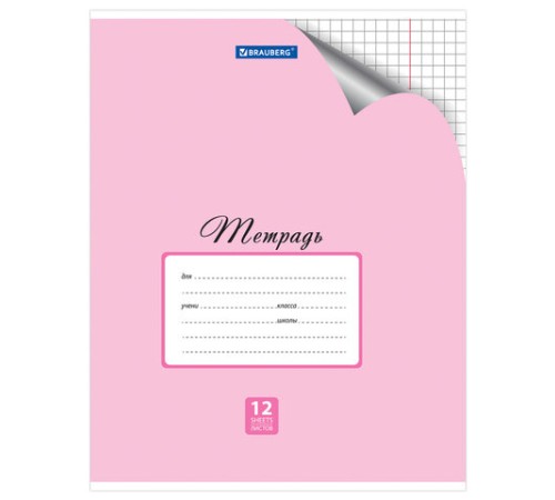 Тетрадь 12 л. BRAUBERG 