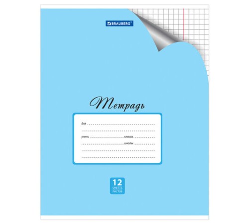 Тетрадь 12 л. BRAUBERG 