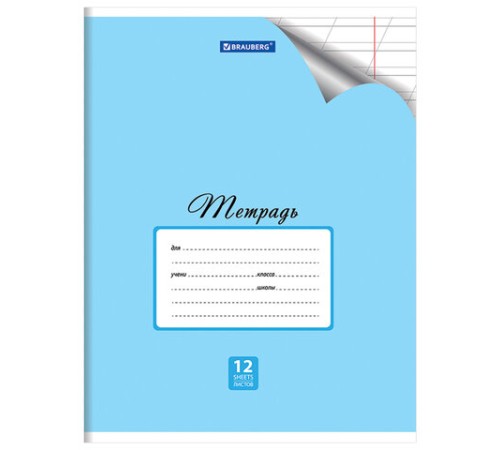 Тетрадь 12 л. BRAUBERG 