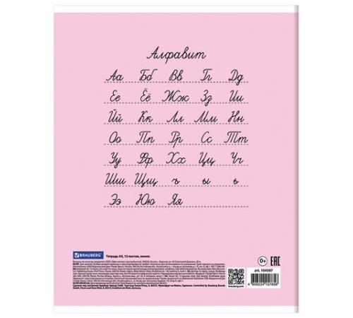 Тетрадь 12 л. BRAUBERG 
