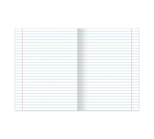 Тетрадь 18 л. BRAUBERG КЛАССИКА, линия, обложка картон, СИНЯЯ, 104735