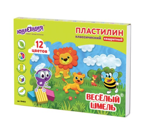 Пластилин классический ЮНЛАНДИЯ 