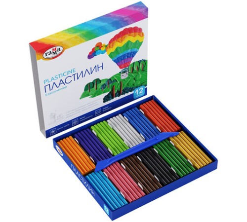 Пластилин классический ГАММА 