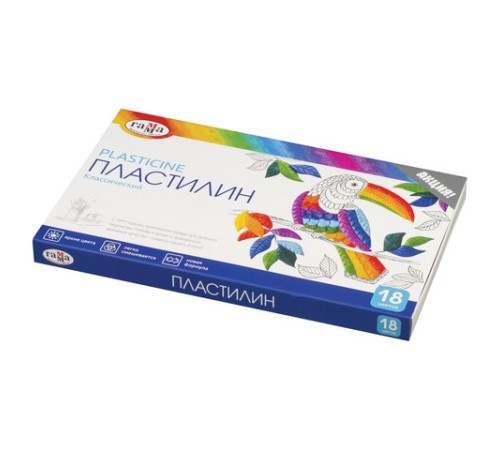 Пластилин классический ГАММА 