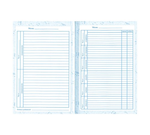 Дневник для музыкальной школы 140х210 мм, 48 л., твердый, BRAUBERG, выборочный лак, справочный материал, 