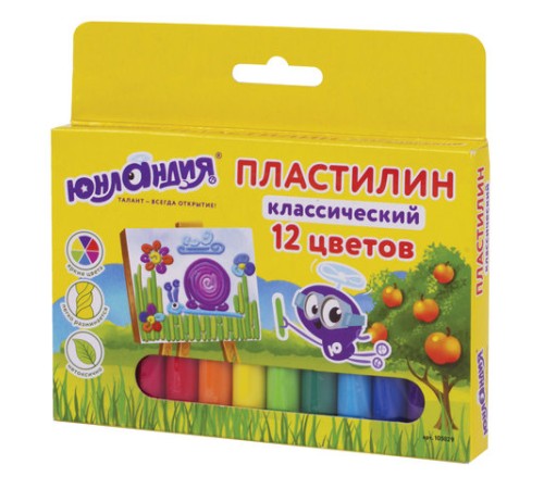 Пластилин классический ЮНЛАНДИЯ 