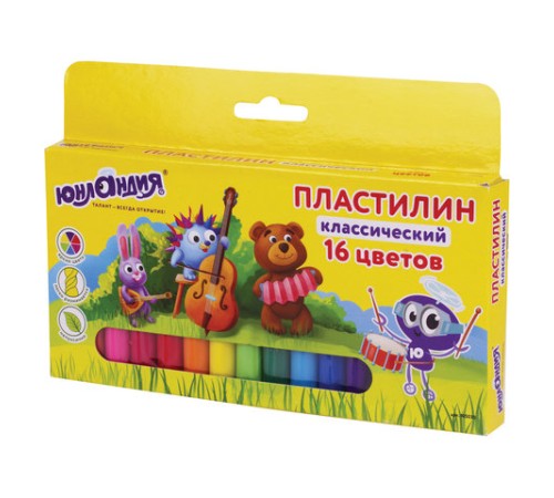 Пластилин классический ЮНЛАНДИЯ 