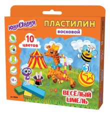 Пластилин восковой ЮНЛАНДИЯ 