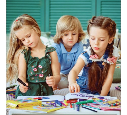 Альбом для рисования, А4, 32 листа, гребень, обложка картон, ЮНЛАНДИЯ, 195х285 мм, 