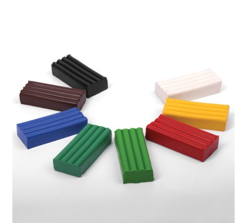 Пластилин классический ПИФАГОР ШКОЛЬНЫЙ, 8 цветов, 120 г, со стеком, 105433