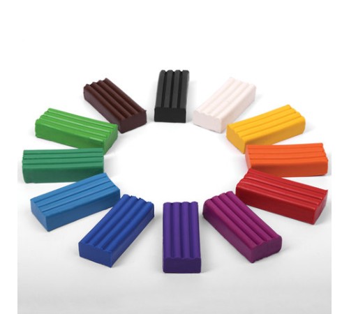 Пластилин классический ПИФАГОР ШКОЛЬНЫЙ, 12 цветов, 180 г, со стеком, 105434