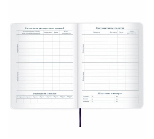 Дневник 1-11 класс 48 л., кожзам (гибкая), термотиснение, BRAUBERG 