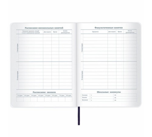 Дневник 1-11 класс 48 л., кожзам (гибкая), термотиснение, BRAUBERG 