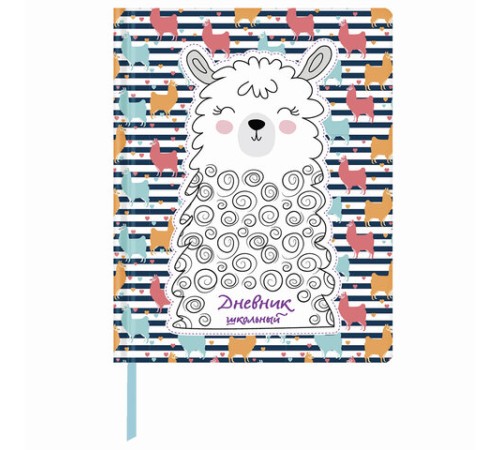 Дневник 1-4 класс 48 л., кожзам (твердая с поролоном), печать, аппликация, ЮНЛАНДИЯ, 