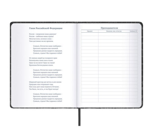 Дневник 1-11 класс 48 л., кожзам (твердая с поролоном), нашивка, BRAUBERG 