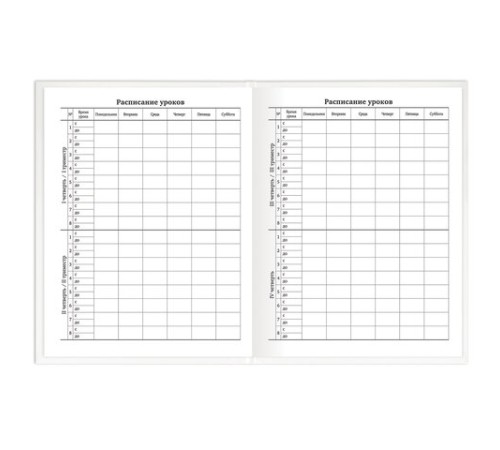 Дневник 1-11 класс 40 л., твердый, BRAUBERG, матовая ламинация, БЕЛЫЙ, 105540