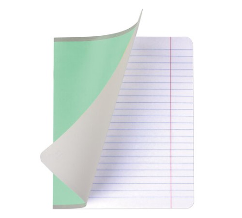 Тетрадь 12 л. ЮНЛАНДИЯ КЛАССИЧЕСКАЯ, линия, обложка картон, ЗЕЛЕНАЯ, 105644