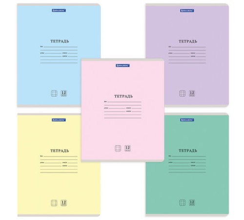 Тетрадь 12 л. BRAUBERG 