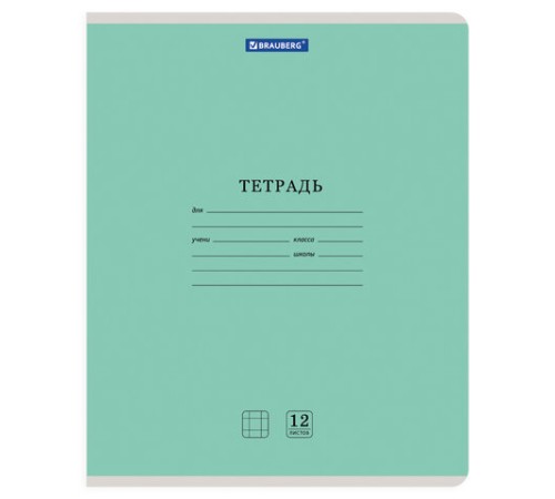 Тетрадь 12 л. BRAUBERG 