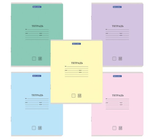 Тетрадь 12 л. BRAUBERG 