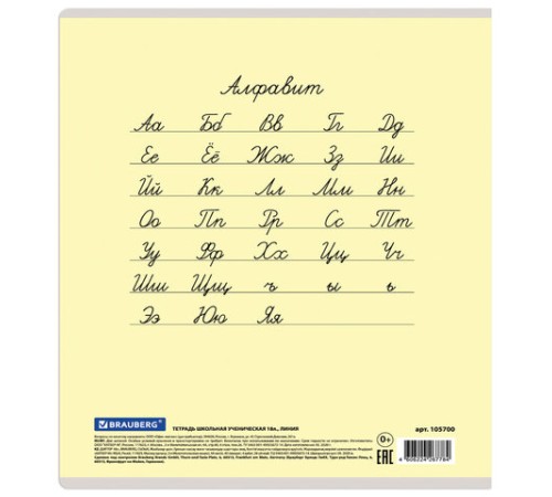 Тетрадь 18 л. BRAUBERG 