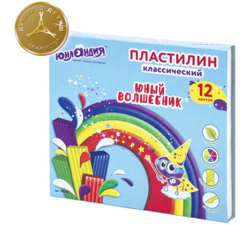 Пластилин классический ЮНЛАНДИЯ 