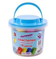 Пластилин в ведерке ЮНЛАНДИЯ 