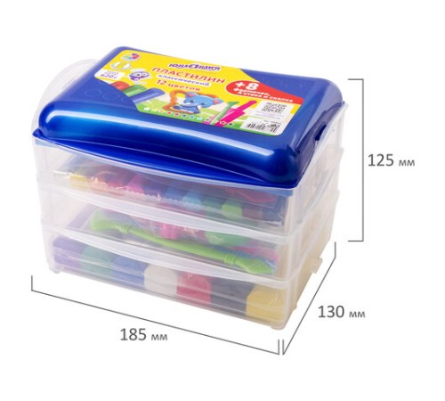 Пластилин в боксе ЮНЛАНДИЯ 